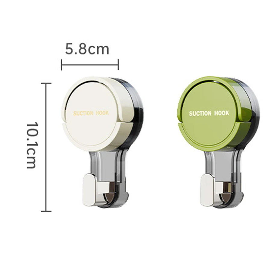 Strong Vacuum Suction Hooks Traceless No-Drilling Adhesive for Home Bathroom Kitchen Door Back Toilet Area Purpose Strong Hold