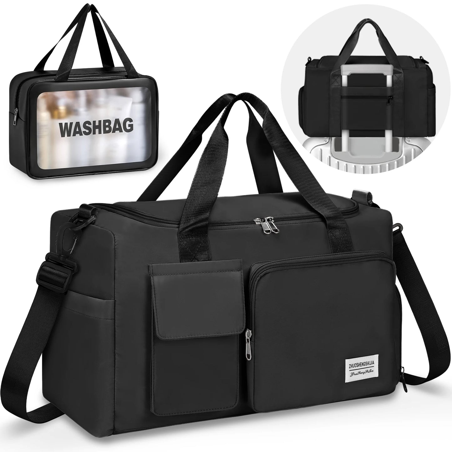 Fitness Sports Travel Bag Waterproof Duffel With Dry Wet Separation
