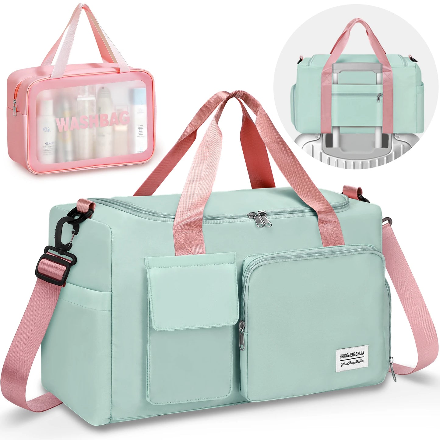 Fitness Sports Travel Bag Waterproof Duffel With Dry Wet Separation