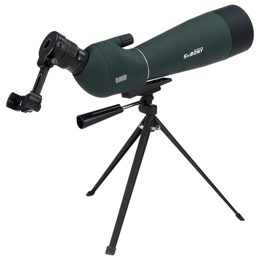 Svbony SV28plus 50/60/70mm Spotting Scope Powerful Zoom Telescope Long Range PORRO Prism Suit Archery Target Shooting Camping