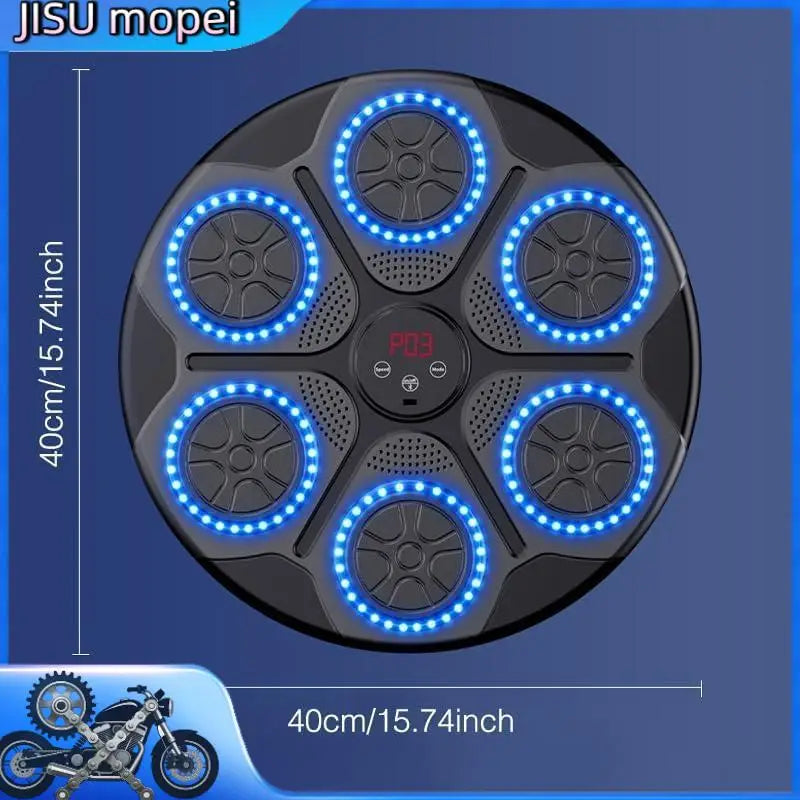 Upgrade Intelligent Music Boxing Machine for Adults & Kids, LED Display & Smart Bluetooth, Wall Mounted Boxing Trainer for Home, Indoor and Gym Use, Have Fun