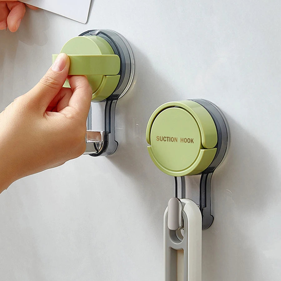 Strong Vacuum Suction Hooks Traceless No-Drilling Adhesive for Home Bathroom Kitchen Door Back Toilet Area Purpose Strong Hold