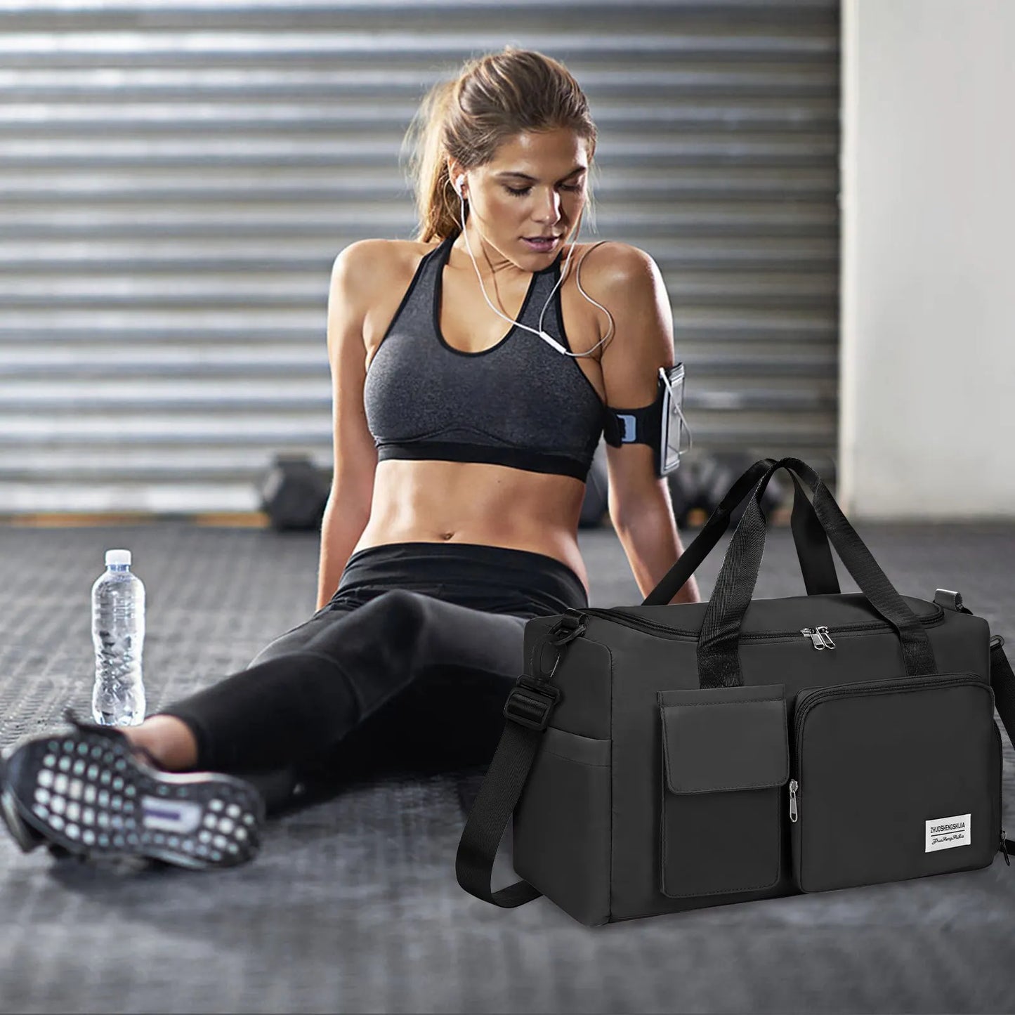 Fitness Sports Travel Bag Waterproof Duffel With Dry Wet Separation