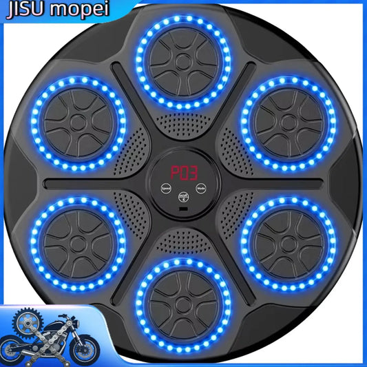 Upgrade Intelligent Music Boxing Machine for Adults & Kids, LED Display & Smart Bluetooth, Wall Mounted Boxing Trainer for Home, Indoor and Gym Use, Have Fun