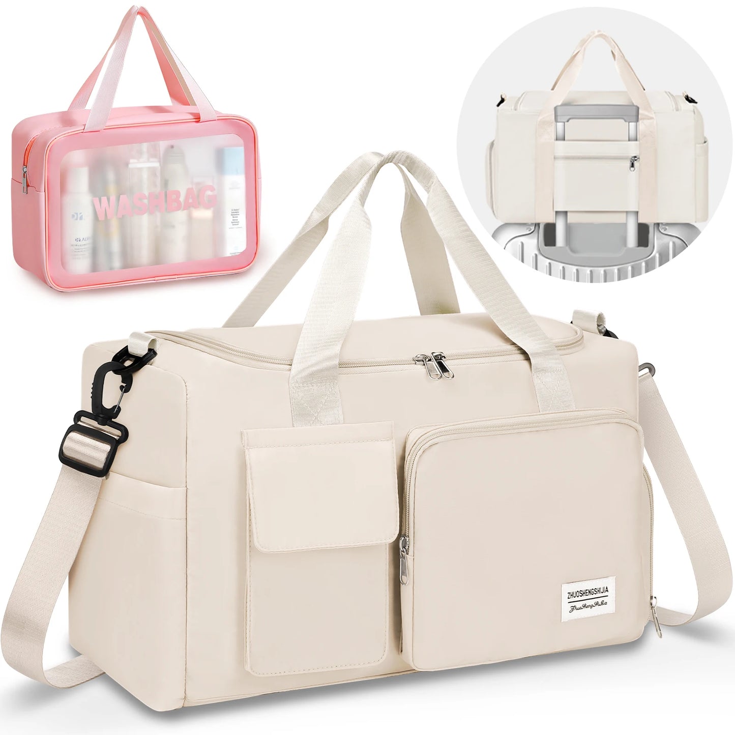 Fitness Sports Travel Bag Waterproof Duffel With Dry Wet Separation