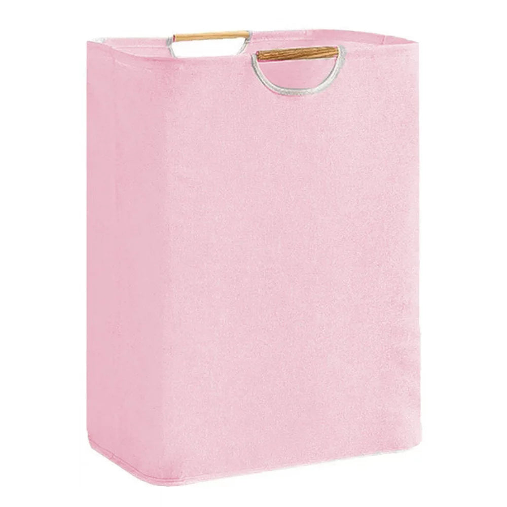 Collapsible Laundry Basket Dirty Clothes Storage Basket with Handle Hamper Sundries Storage Bag Bathroom Accessories
